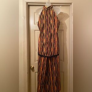 Three piece African print dress set